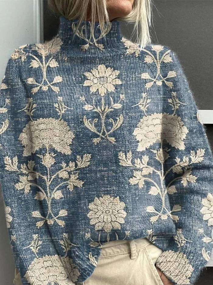 Mildred - Gemütlicher Strickpullover mit Rollkragen