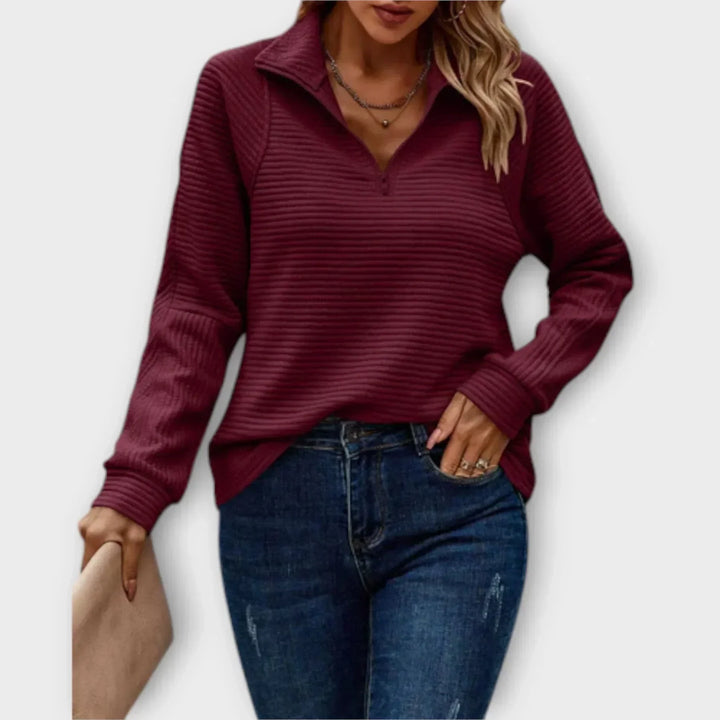 Elsa – Half-Zip-Pullover für mühelosen Stil und Komfort
