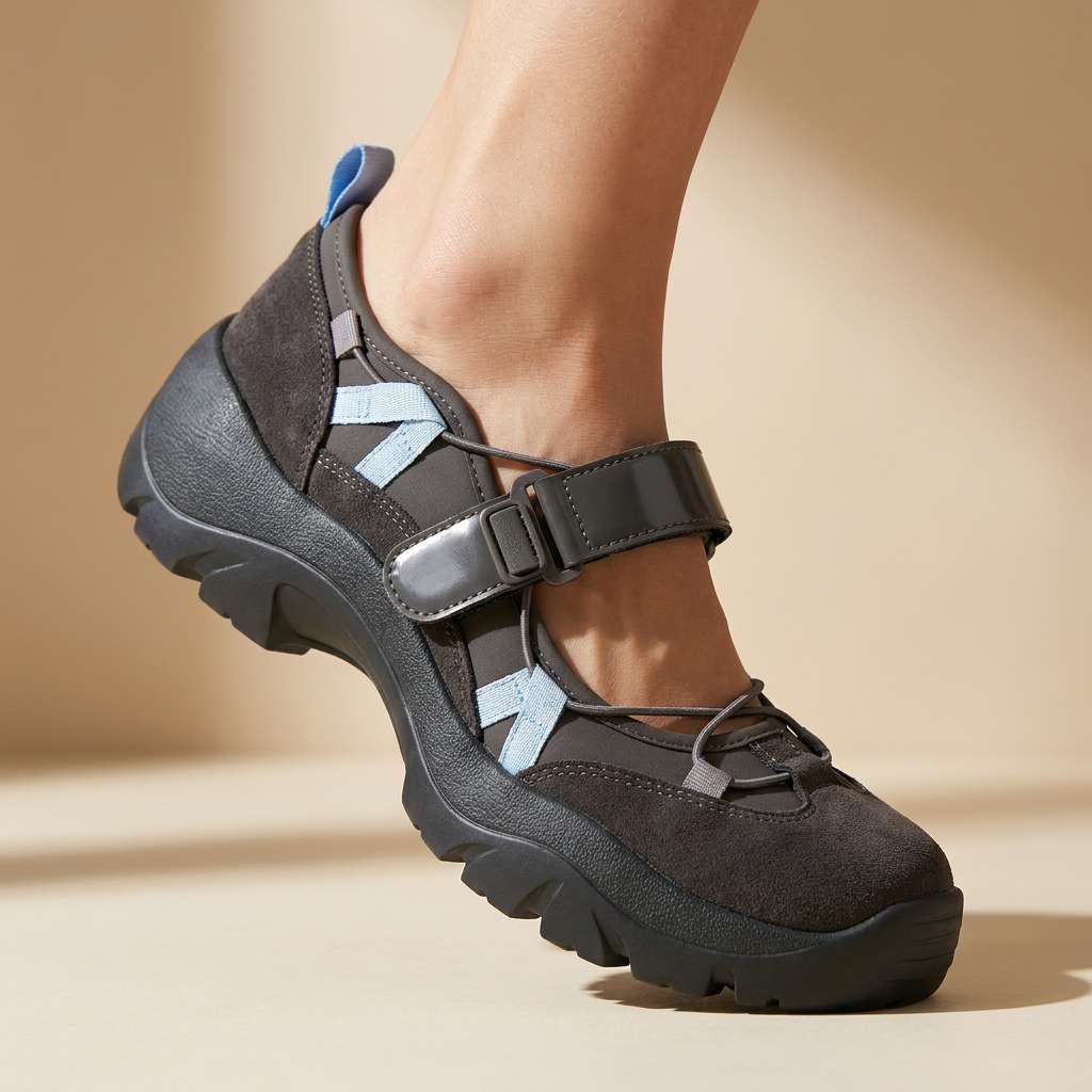Claudia – Bequeme Slipper mit Klettverschluss