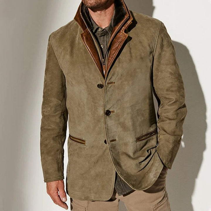 Daniel – Strukturierte Jacke im Vintage-Look