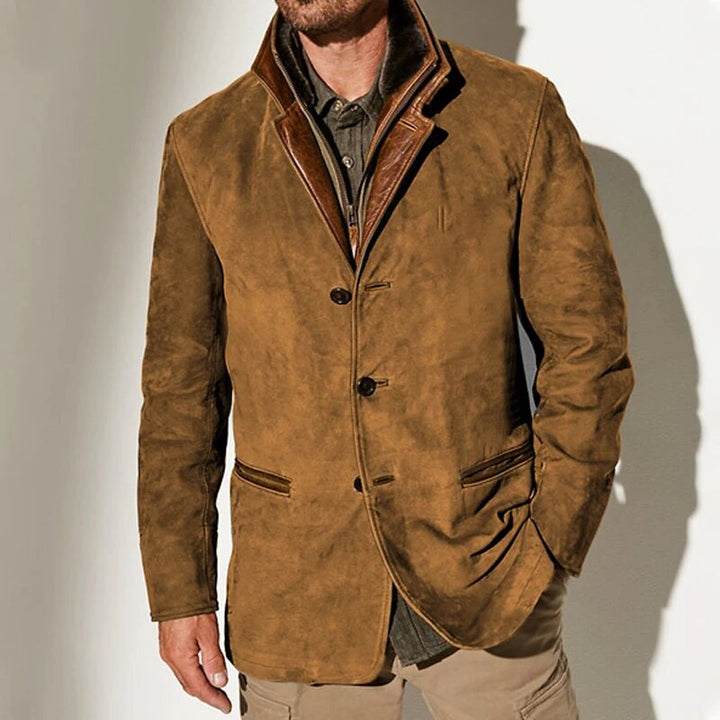 Daniel – Strukturierte Jacke im Vintage-Look