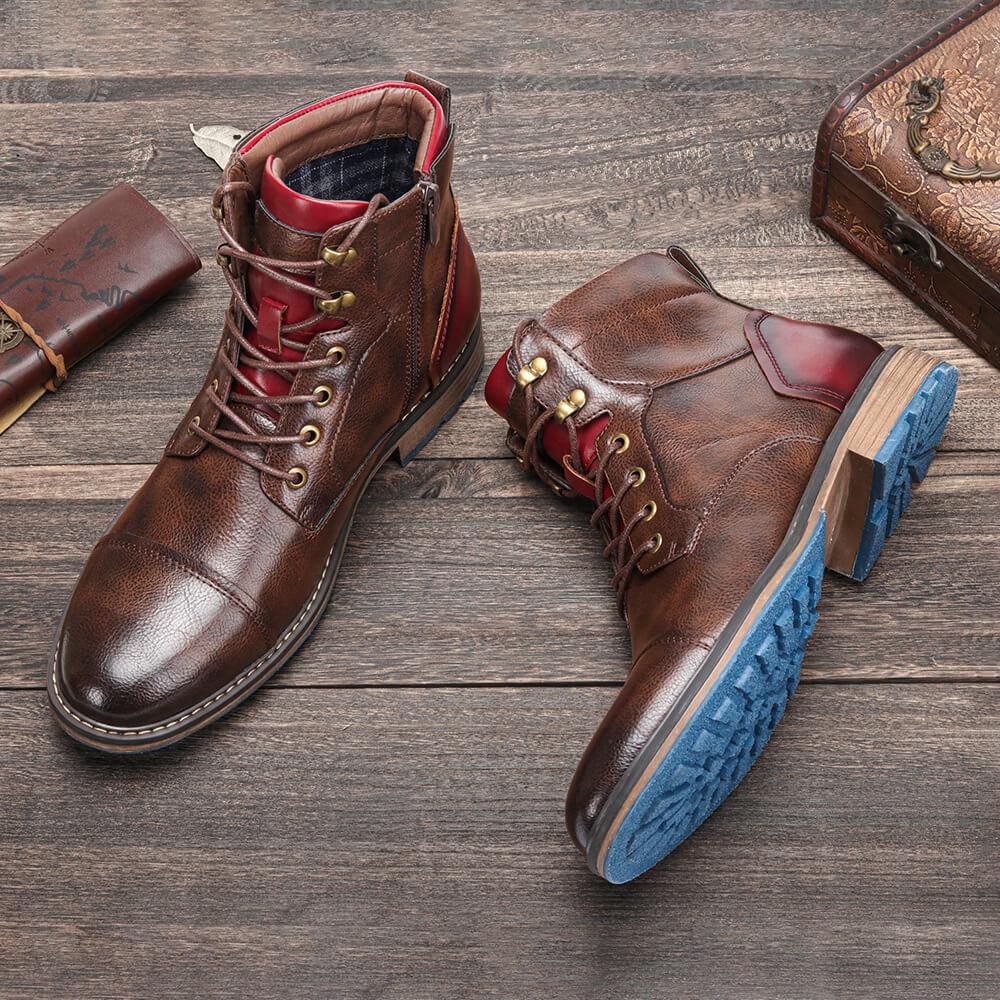Ethan - Handgefertigte Oxford-Stiefel