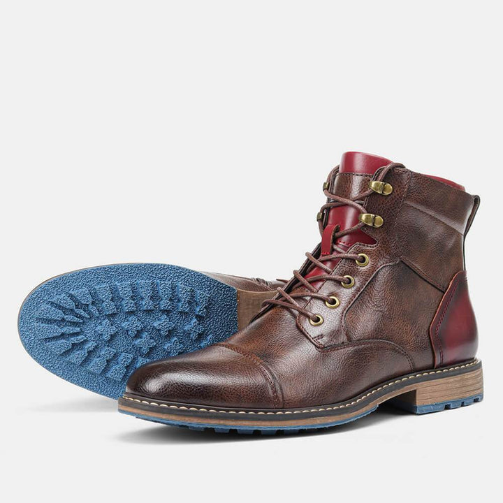 Ethan - Handgefertigte Oxford-Stiefel