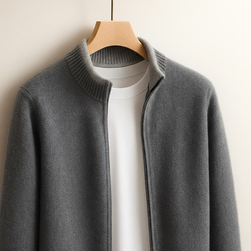 Robbie – Strickjacke mit Reißverschluss