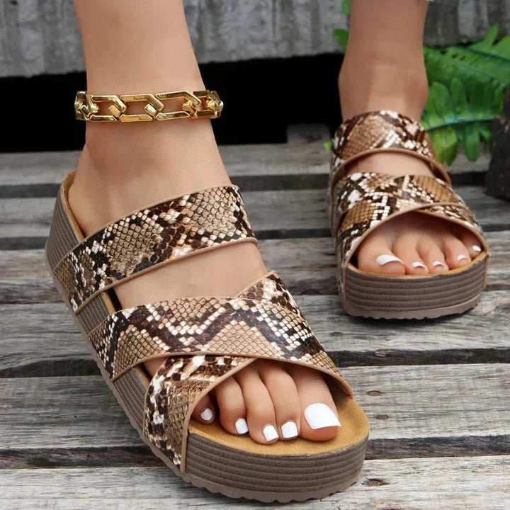 Skylar - Orthopädische Ledersandalen