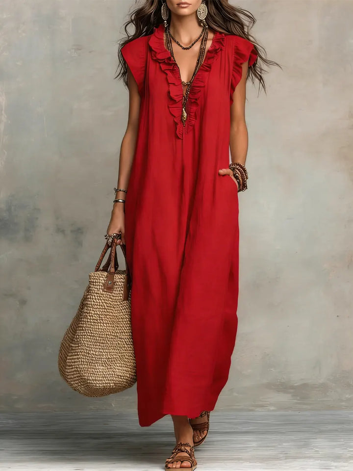 Lia – Böhmisches Maxi-Sommerkleid