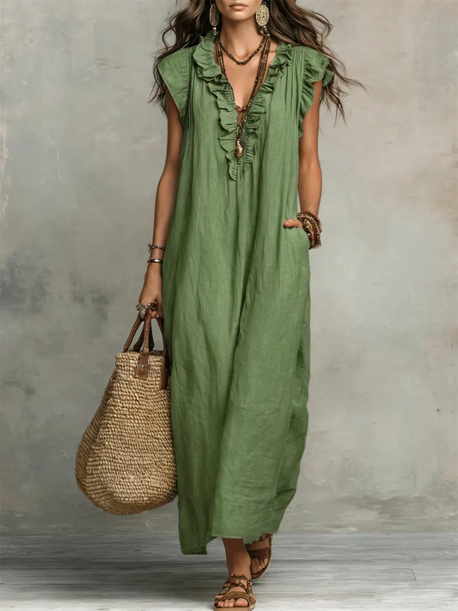 Lia – Böhmisches Maxi-Sommerkleid