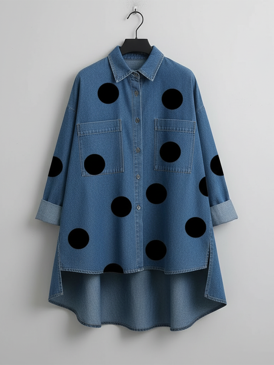 Gianna - Gepunktetes Overshirt