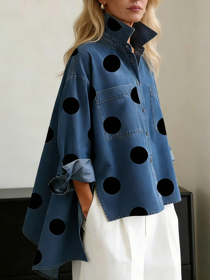Gianna - Gepunktetes Overshirt
