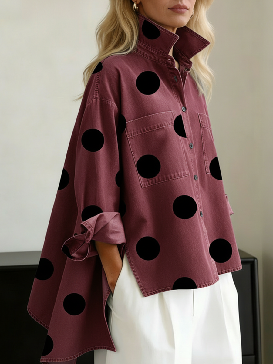 Gianna - Gepunktetes Overshirt
