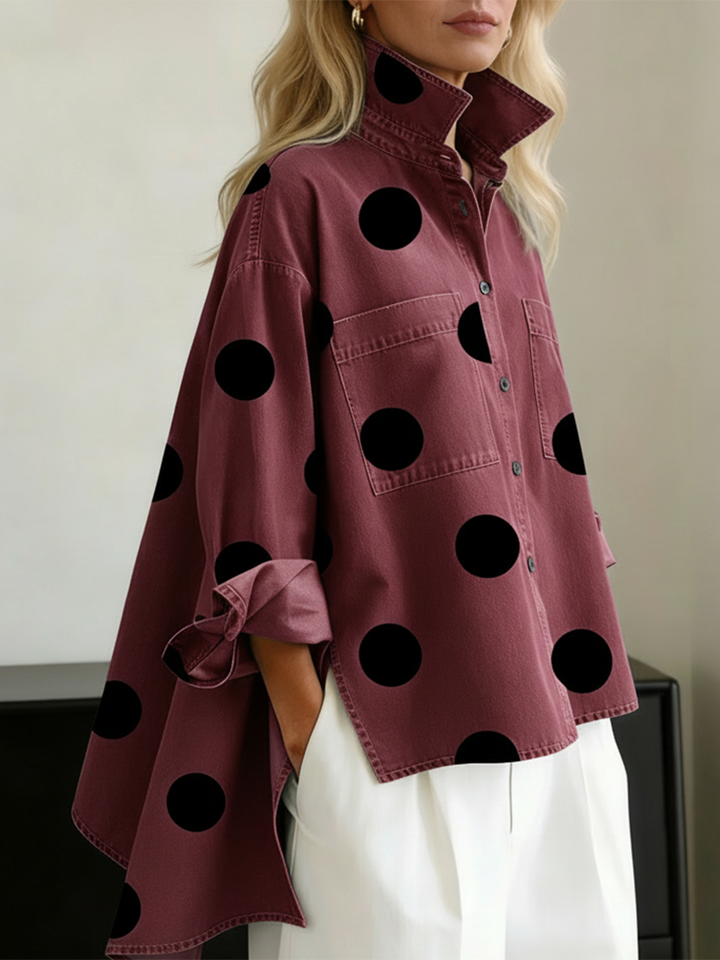 Gianna - Gepunktetes Overshirt