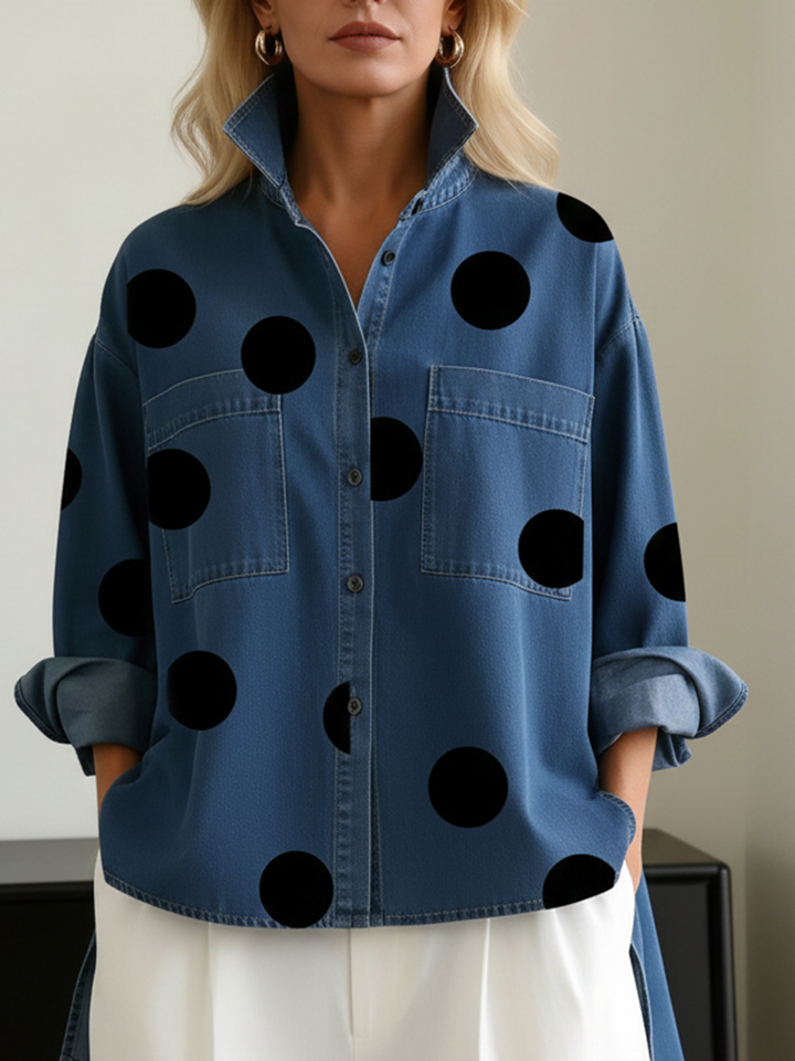 Gianna - Gepunktetes Overshirt