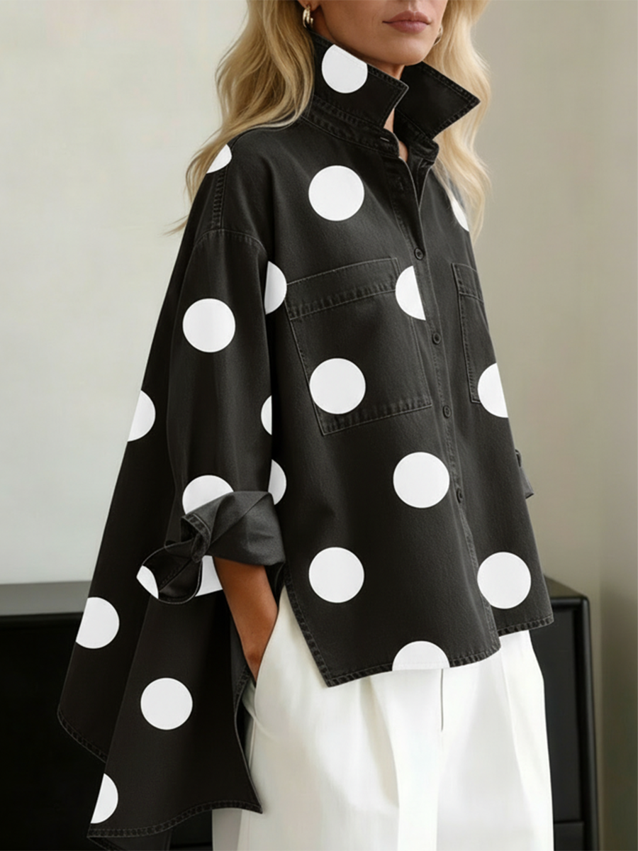 Gianna - Gepunktetes Overshirt