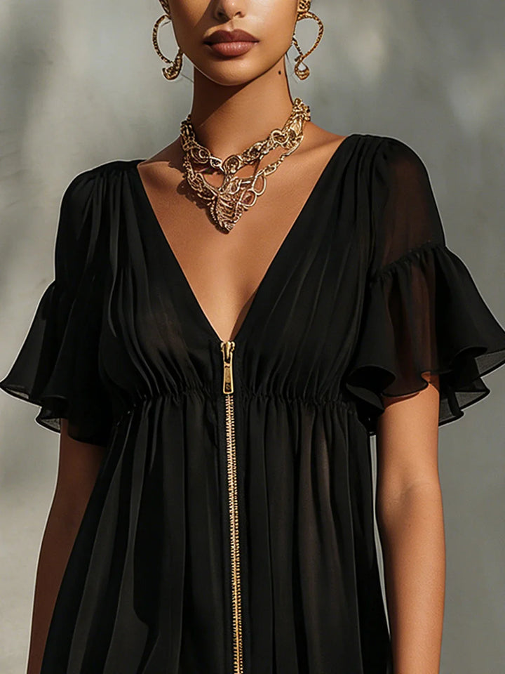 Anabelle - Schwarzes Minikleid
