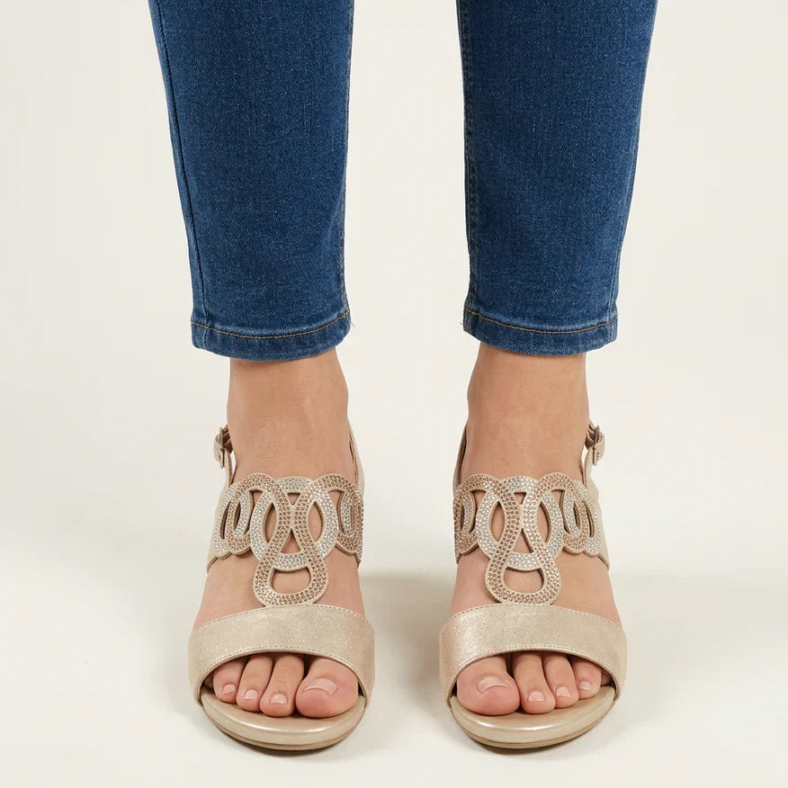 Kate - Bequeme Plateau-Sandalen