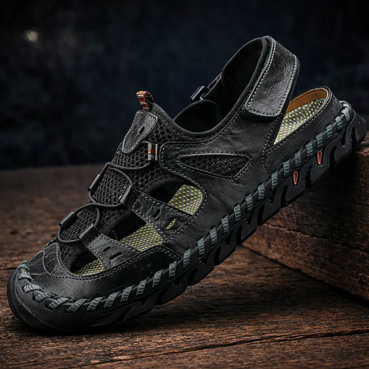 Alexander - Bequeme Ledersandalen