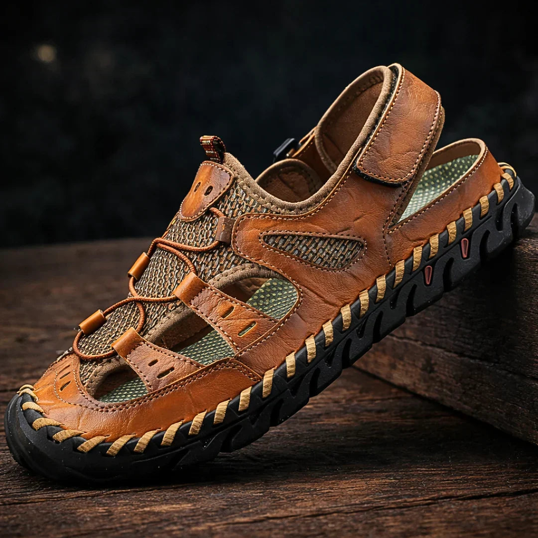 Alexander - Bequeme Ledersandalen