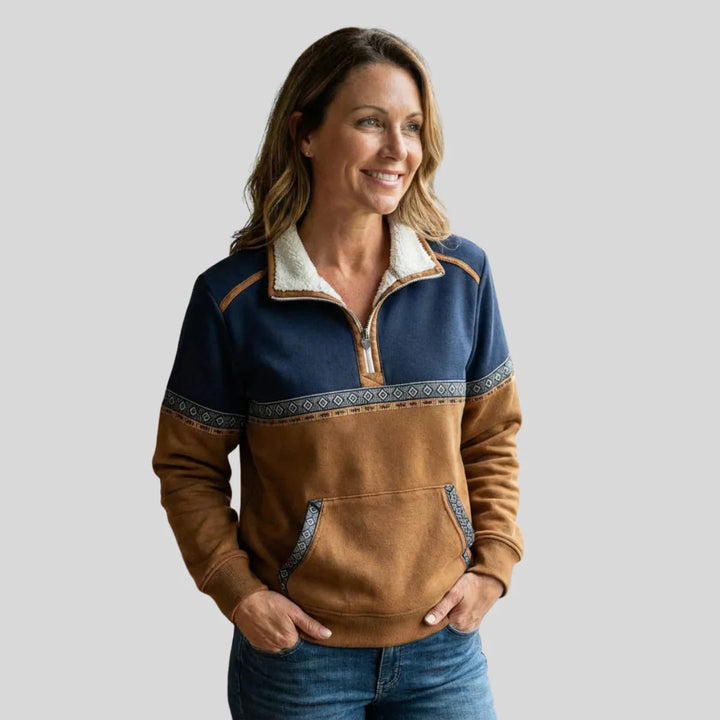Xyrel - Gemütlicher Half-Zip-Pullover