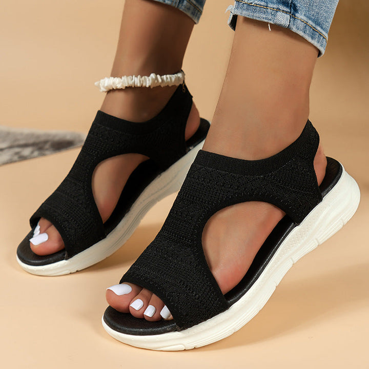 Kaela – Atmungsaktive Komfort-Sandalen mit offener Zehenpartie