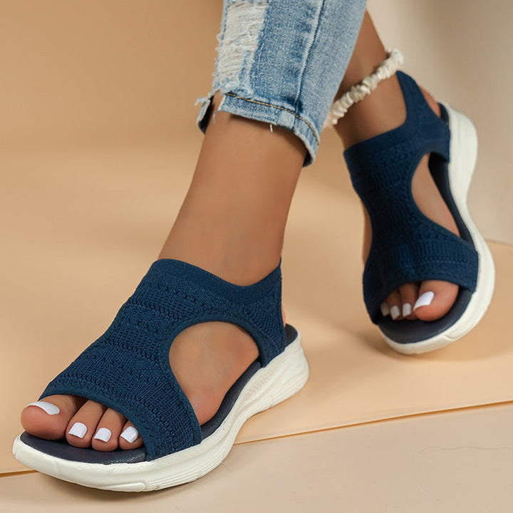 Kaela – Atmungsaktive Komfort-Sandalen mit offener Zehenpartie