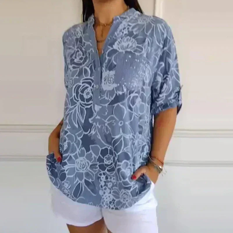 Tatiana - Leichte florale Bluse