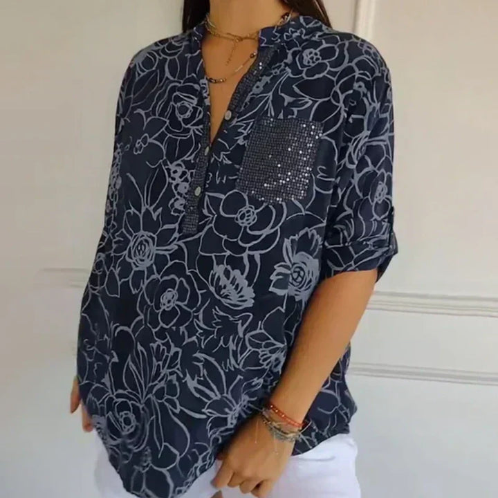 Tatiana - Leichte florale Bluse