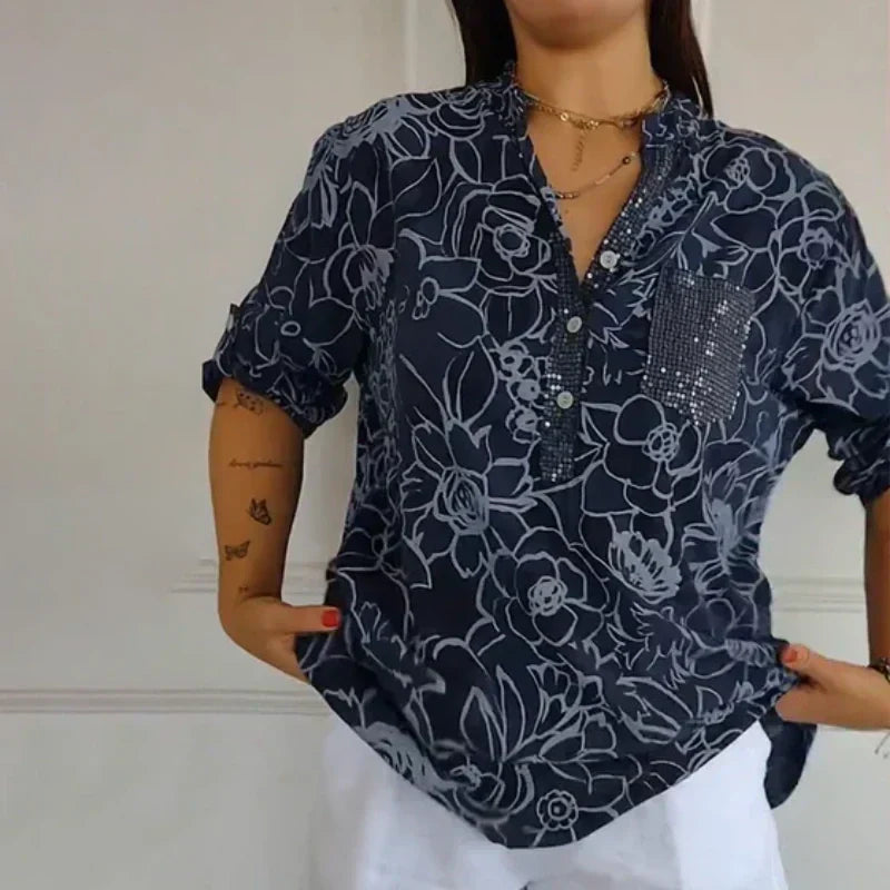 Tatiana - Leichte florale Bluse