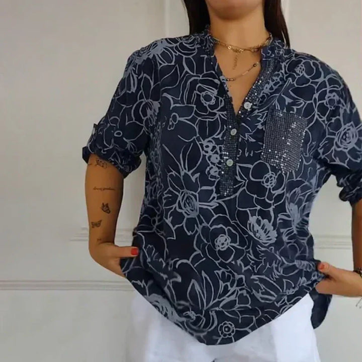 Tatiana - Leichte florale Bluse