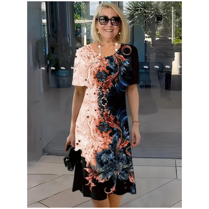 Lavinia – Bedrucktes, legeres Midikleid
