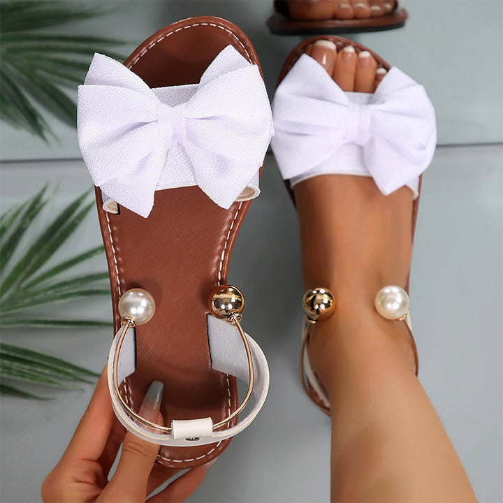 Maybelle – Elegante Sandalen mit Perlendetail