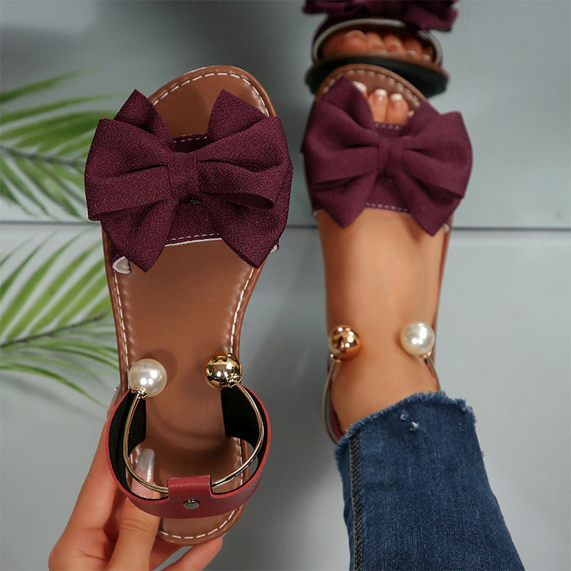 Maybelle – Elegante Sandalen mit Perlendetail