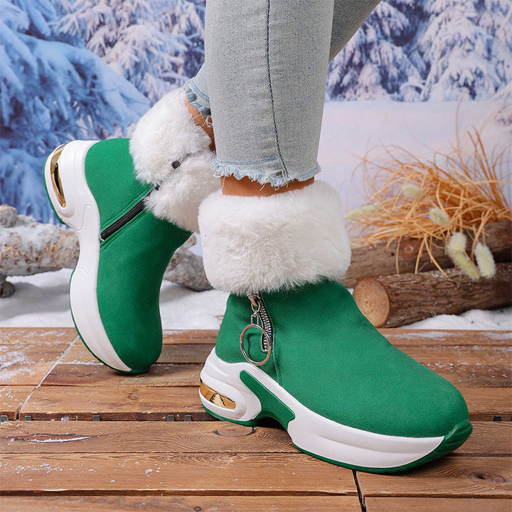 🌨️ Warm & sicher – Rutschfeste Schneestiefel für Damen – Bequemer Sitz, robustes Design & vielseitig kombinierbar