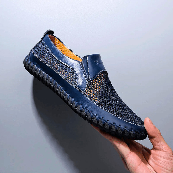 Zanjo – Atmungsaktive Slipper aus Leder für die Freizeit