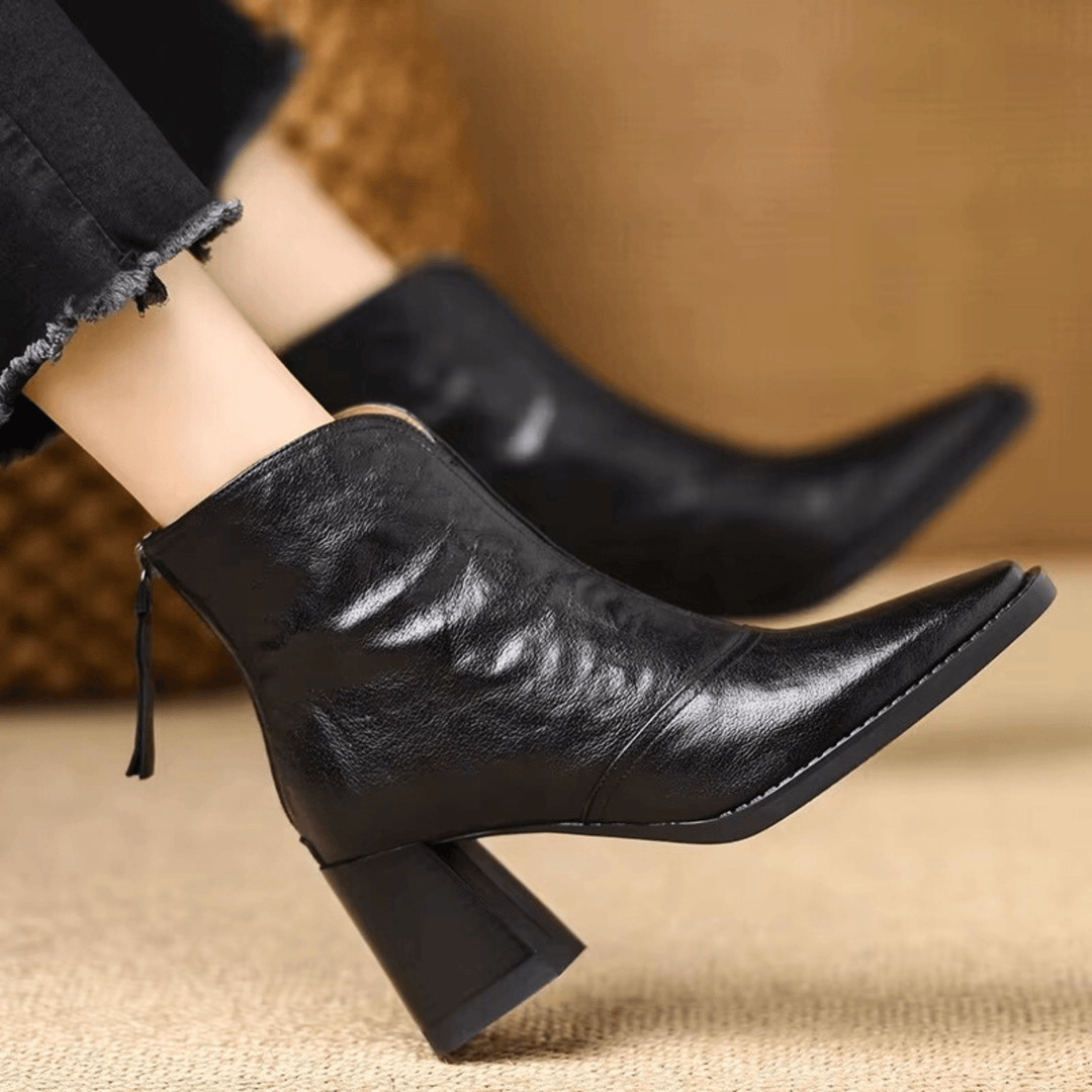 Kassandra - Luxuriöse Stiefel mit mittelhohem Absatz