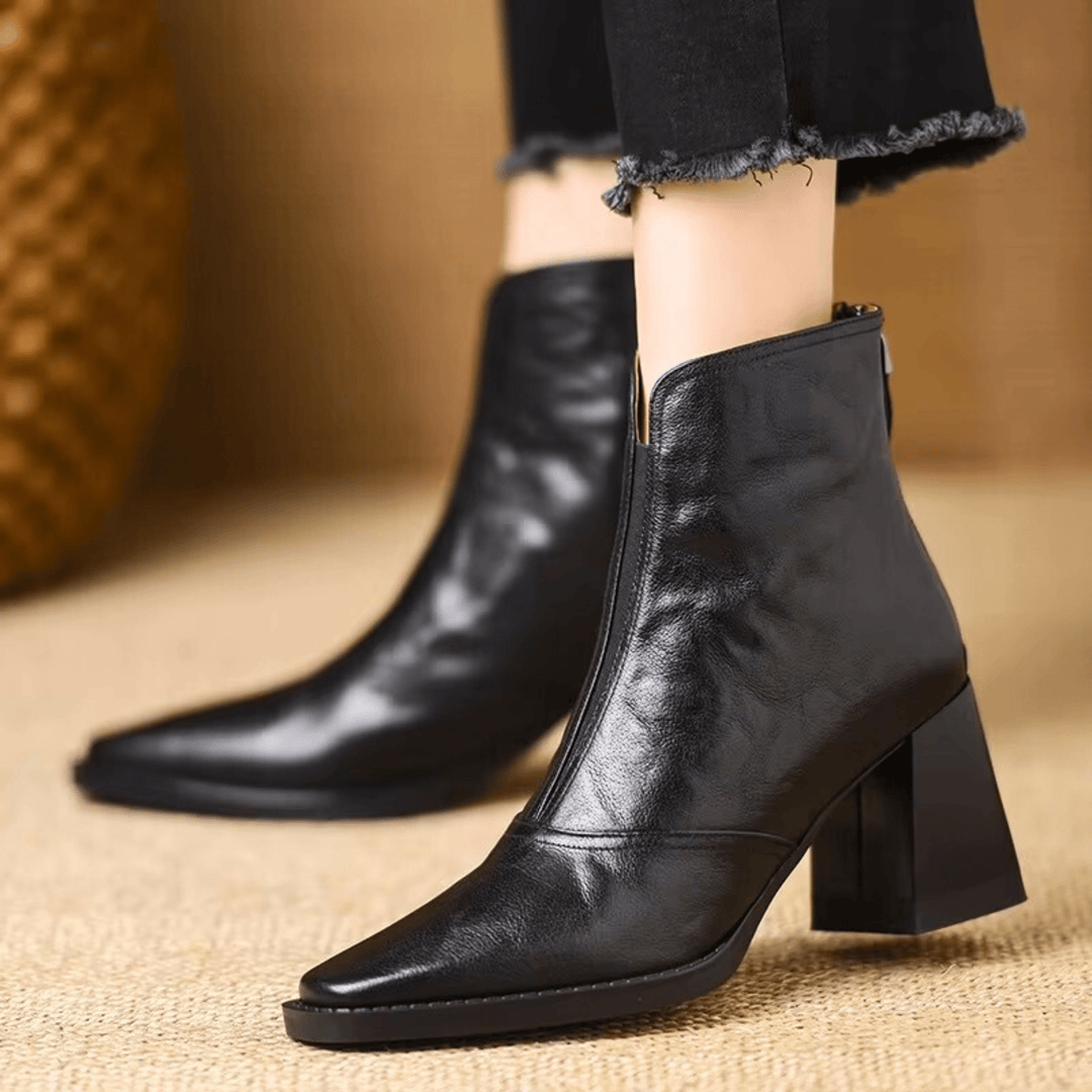 Kassandra - Luxuriöse Stiefel mit mittelhohem Absatz