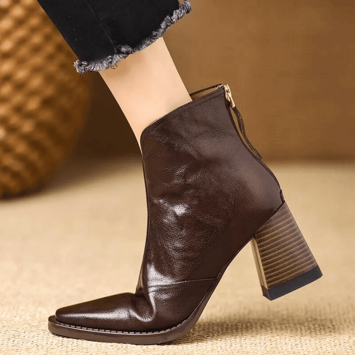 Kassandra - Luxuriöse Stiefel mit mittelhohem Absatz